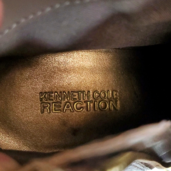 NWOT Kenneth Cole Exotic Chunky Heel Boots - Picture 5 of 7